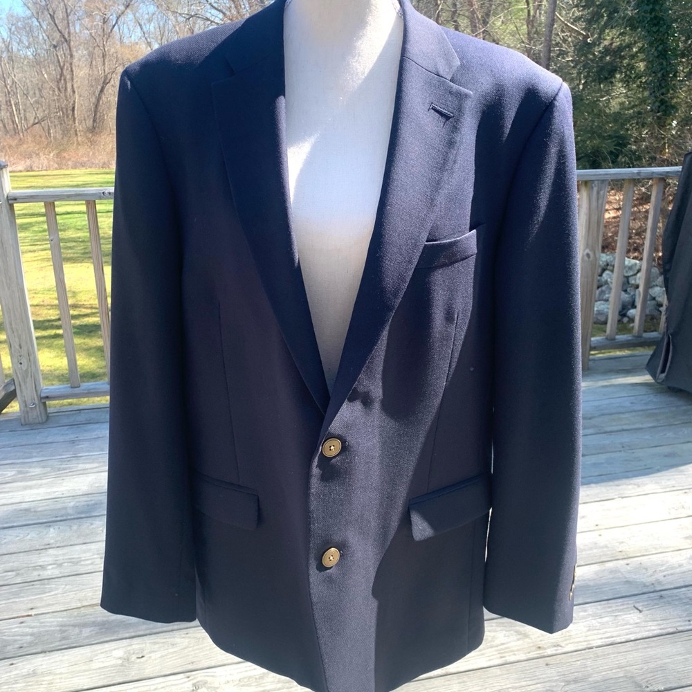 Tommy Hilfiger Mens Blazer Size 42R Navy Blue